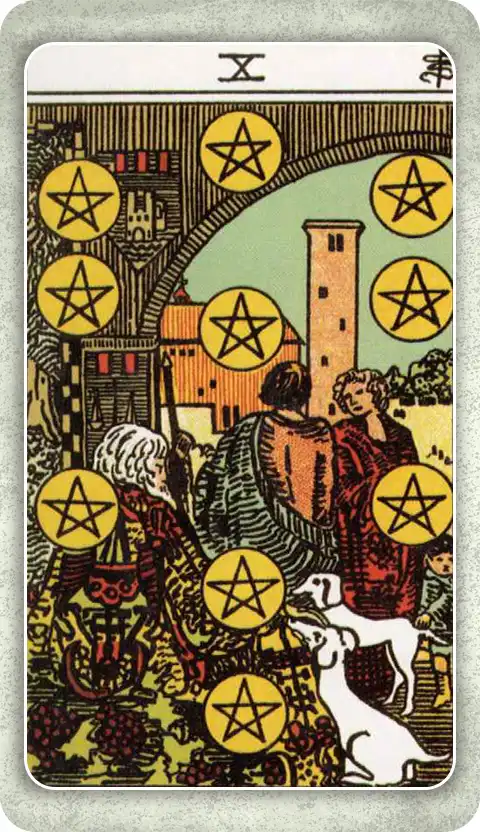 TEN OF PENTACLES