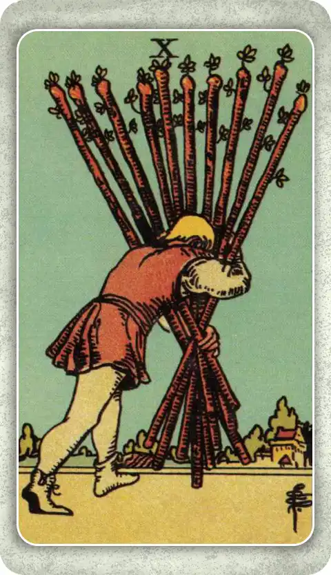 TEN OF WANDS