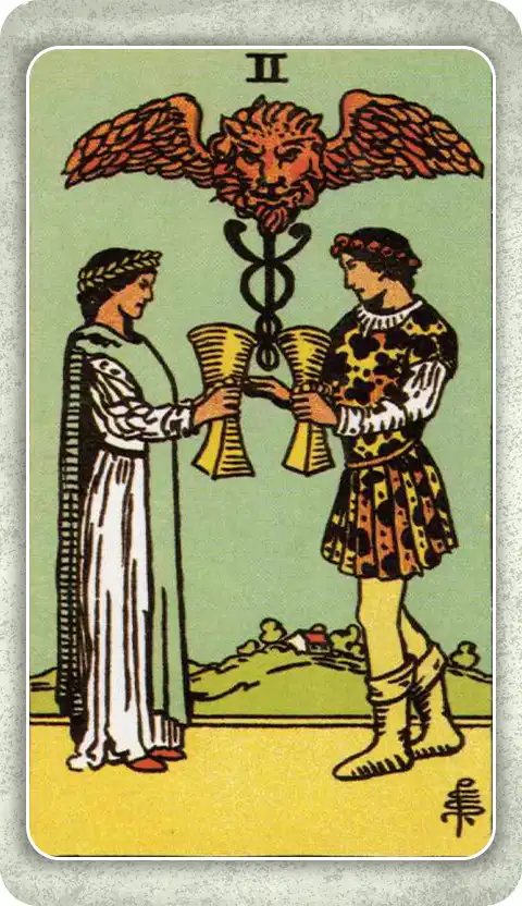 TWO OF CUPS