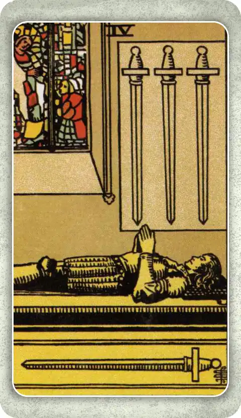 FOUR OF SWORDS