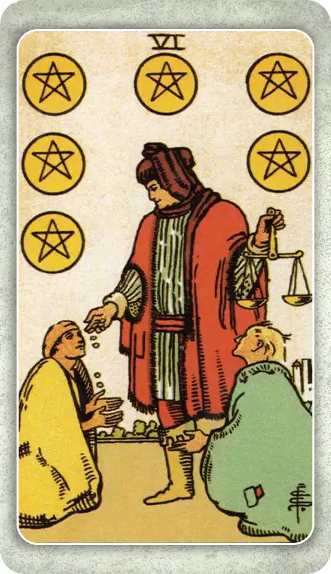 SIX OF PENTACLES