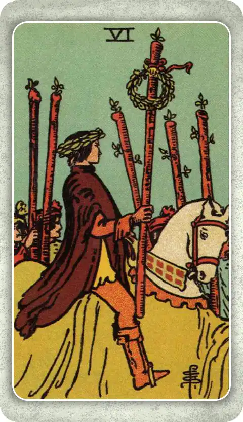 SIX OF WANDS
