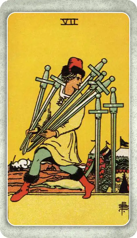 SEVEN OF SWORDS