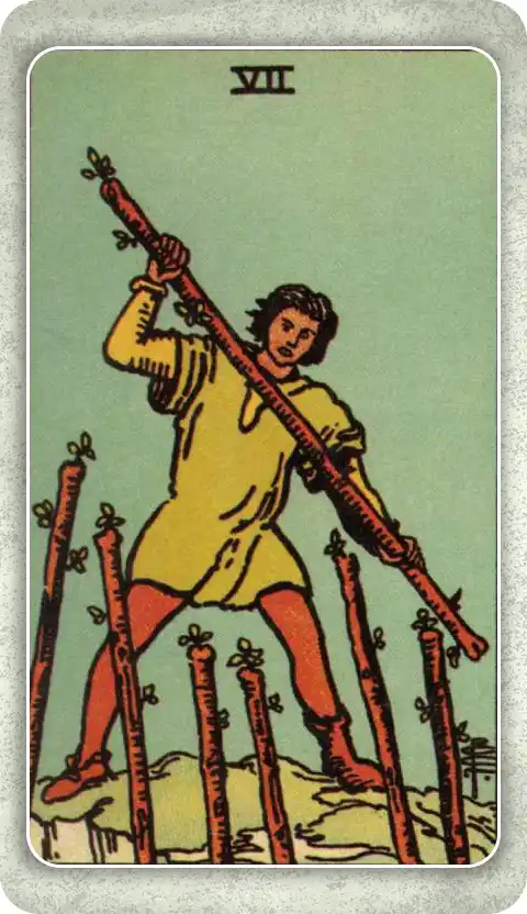 SEVEN OF WANDS