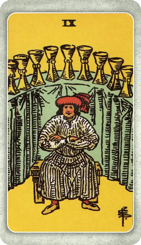NINE OF CUPS