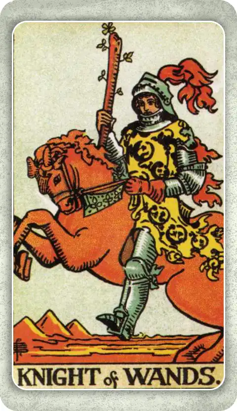 KNIGHT OF WANDS