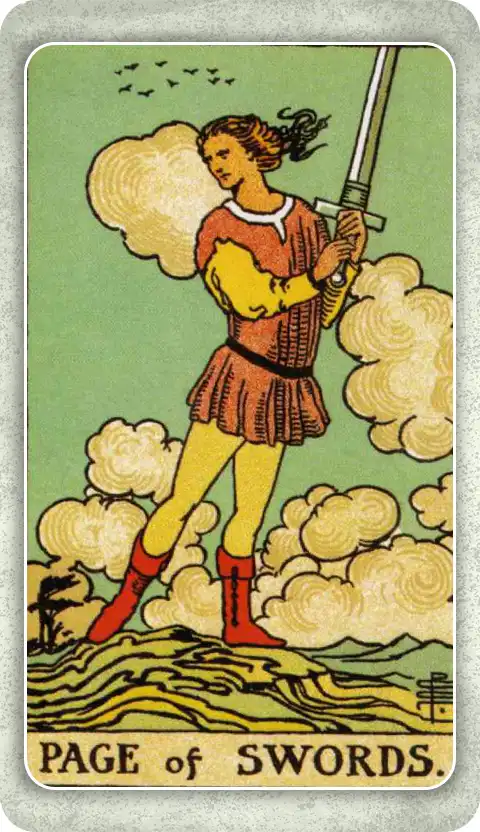 PAGE OF SWORDS