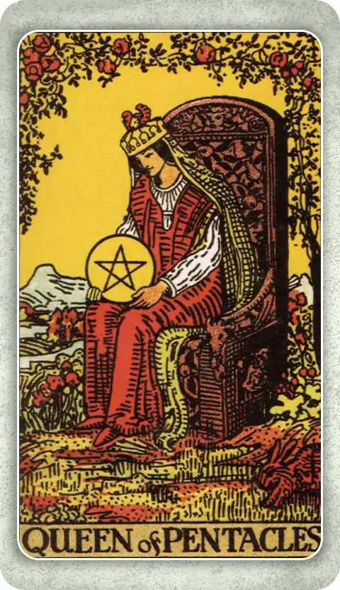 QUEEN OF PENTACLES