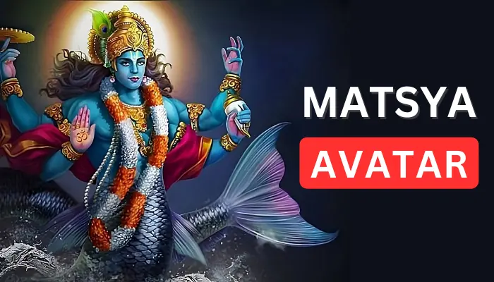 Matsya Avatar in 4 Yuga Avatars