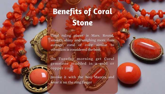Astrological stones - Coral Stones