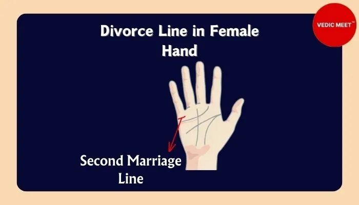 Divorce Line in Female Hand