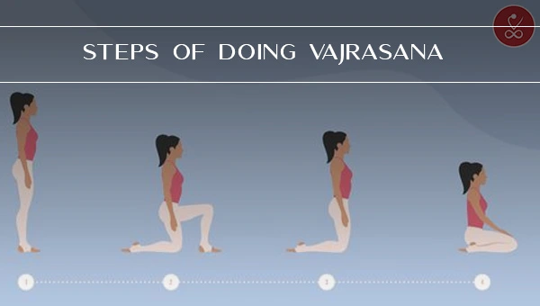 steps of vajrasana 